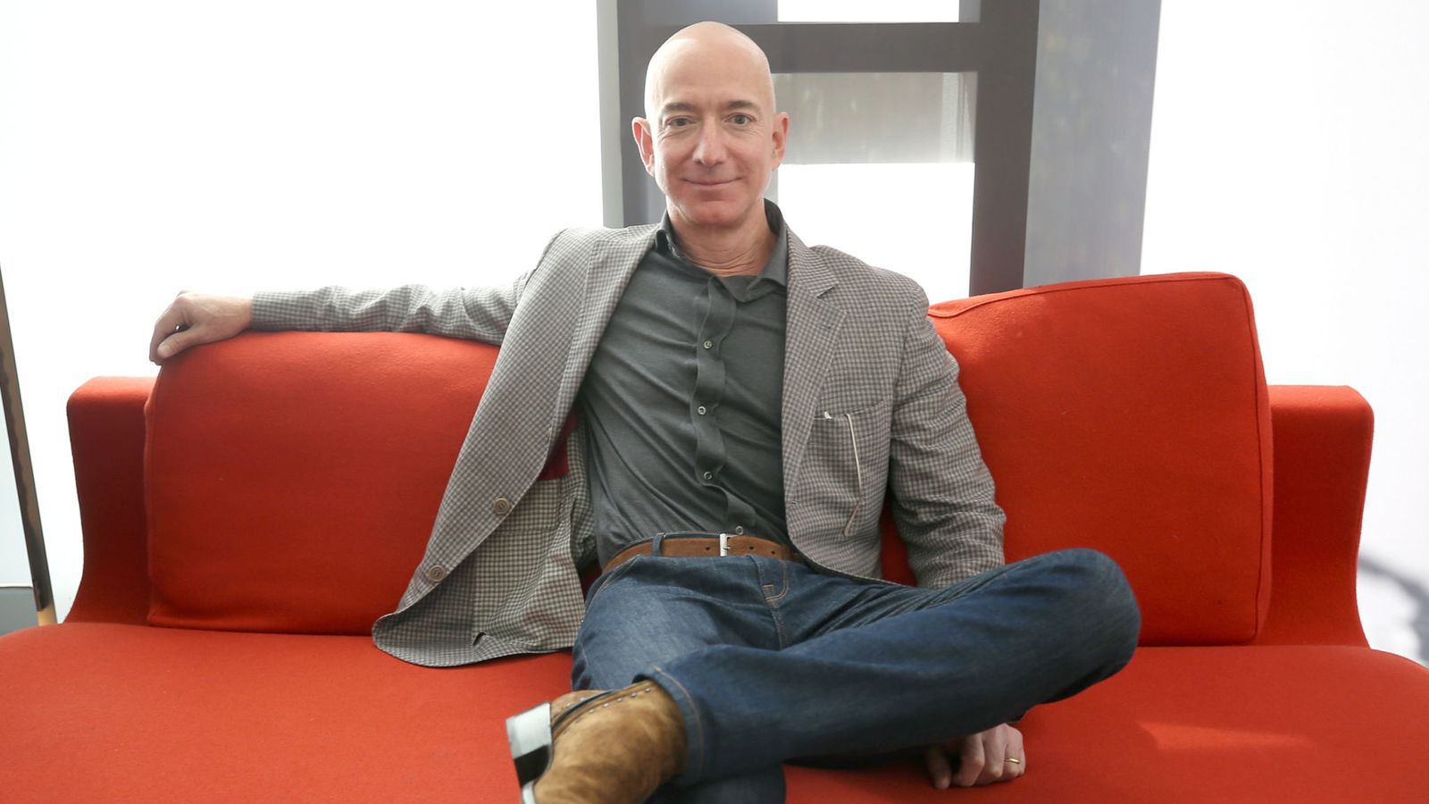 Image of Bezos gazing at you.
